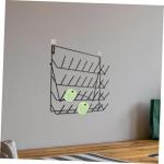 Wall Mounted Lab Drying Rack with Organizer Basket