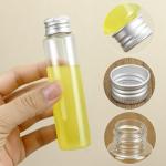 50ml Clear Plastic Test Tubes with Screw Caps