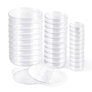 10 Pack Plastic Petri Dishes with Lids