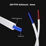 2M PTFE Teflon Tube for 3D Printers