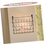 Wall Mounted Lab Drying Rack with Organizer Basket