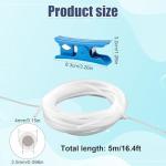 PTFE Tubing with Cutter for 3D Printers