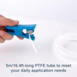 PTFE Tubing with Cutter for 3D Printers