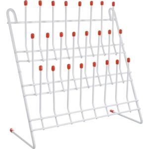24-Position Laboratory Beaker Drying Rack and Organizer