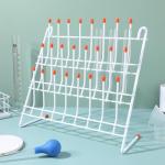 OUNONA 24-Peg Lab Beaker Drying Rack