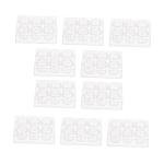 Cabilock 10-Pack Plastic Reaction Plates for Labs