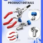 3-Prong Lab Clamp with Boss Head for Test Tubes