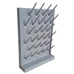 Beaker Drying Rack with Tray and 27 Pegs