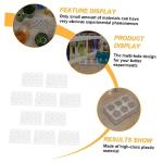 Cabilock 10-Pack Plastic Reaction Plates for Labs