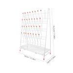 Glassware Drying Rack with Antislip Pads for Labs