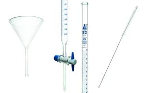 Eisco 3-Piece Lab Burette Starter Set