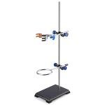 Stainless Steel Chemistry Lab Stand Set with Clamp