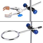 Stainless Steel Chemistry Lab Stand Set with Clamp