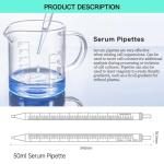 50ml Sterile Purple Serological Pipettes - Case of 50