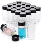 Kesell 20-Pack 20ml Glass Vials with Caps