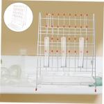 Glassware Drying Rack with Antislip Pads for Labs