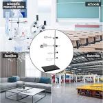 Chemistry Lab Stand Set with Support Rod and Rings