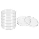 PATIKIL 55mm Clear Plastic Petri Dishes with Lid