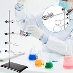 Chemistry Lab Stand Set with Support Rod and Rings