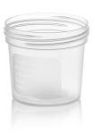 Caremax Leak-Proof Specimen Cups with Lids - 25 Pack