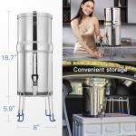 FACHIOO 2.25 Gallon Gravity Water Filter System