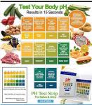 pH Test Strips 100ct for Body Monitoring