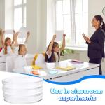100 Clear Plastic Petri Dishes with Pipettes