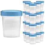 Leak-Proof Specimen Cups with Screw-On Lids - 25 Pack
