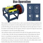 220V Horizontal Lab Ball Mill with Alumina Jar