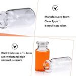 Borosilicate Glass Headspace Vials, 6 ml, Pack of 100