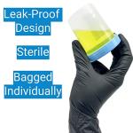 Sterile 4oz Specimen Cups with Leak-Resistant Lids