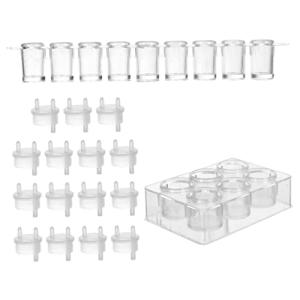 Hohopeti 17-Piece Plastic Well Plate Set