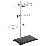 2 Pack Lab Stand Set with Clamps & Rings