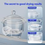 180mm Glass Desiccator - Acid and Alkali Resistant