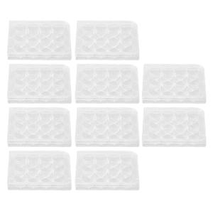 10-Pack Polystyrene Tissue Culture Plates with Lids