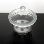Luoxun 210mm Glass Desiccator Jar with Porcelain Plate
