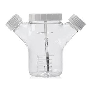 Wheaton 125mL Celstir Spinner Flask with Caps