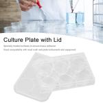 QANYEGN Transparent Cell Culture Plates with Lid 6-Hole