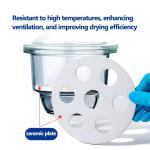 180mm Glass Desiccator - Acid and Alkali Resistant