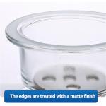 180mm Glass Desiccator - Acid and Alkali Resistant