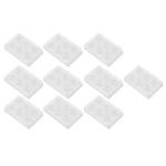 10-Pack Polystyrene Tissue Culture Plates with Lids
