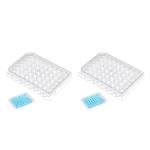 48 Well Cell Culture Plate Set with Stacking Lids