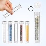 10 Pack of 10ml Clear Plastic Test Tubes