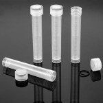 10 Pack of 10ml Clear Plastic Test Tubes