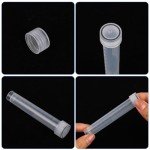 10 Pack of 10ml Clear Plastic Test Tubes