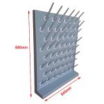 2 Pack Lab Drying Racks with 27 Pegs