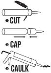 Caulk Tube Saver - Repair & Reuse Tubes - 2 Pack