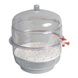 8" Clear Base Vacuum Desiccator by United Scientific