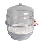 8" Clear Base Vacuum Desiccator by United Scientific