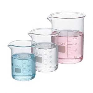 Borosilicate Glass Beaker Set - 3 Sizes